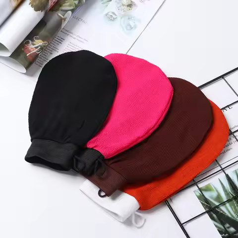 1Pc Hot Moroccan Hammam Exfoliating Mitt Kessa Scrub Glove Preparation Durable Shower Scrub Gloves B