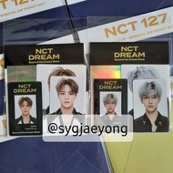 Nct DREAM Beyond Live: ID Card+Deco Sticket set SEALED