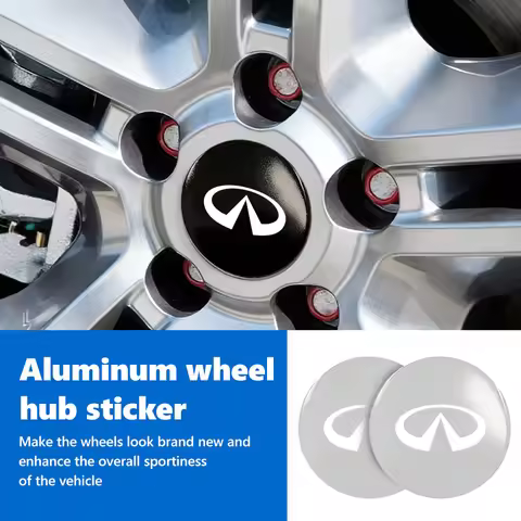56mm Aluminum Car Wheel Center Hub Cap Sticker Decoration Accessories For Infiniti FX35 Q30 G37 QX70