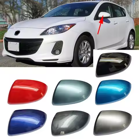 Left Right Car Wing Door Side Mirror Housing Shell Outside Reverse Cover Cap for Mazda 3 BL 2009 201