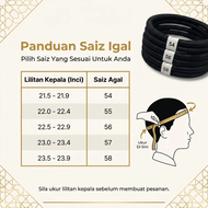 SERBAN ARAB TAHFIZ | SERBAN ARFA | SERBAN PUTIH TAHFIZ l AGAL EGAL IGAL
