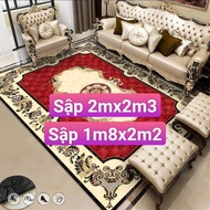 Floor carpet - 5d Bali Rug, Living Room Decorative Carpet, Royal model 1m8x2m2 and 2mx2m3 set