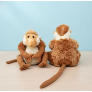 Bekantan monkey doll, 35cm size, soft and smooth
