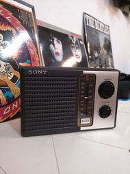 任揀3件$250包到付📻Y2K 90s Vintage Sony Radio ICF F10 2Bands AM FM Japan Made 100%Work 中古可攜式 電池 電晶體收音機 Antique tennis racket clock bell Display classical retro style Hong Kong 舊物 二手古董 復古擺設 裝飾 香港味道