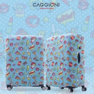 CAGGIONI ผ้าคลุมกระเป๋าเดินทาง (Luggage Cover) ผ้ายืด Spandex กันละอองน้ำ Size S สำหรับกระเป๋า 18-20