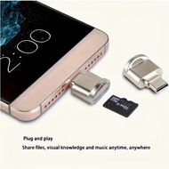 5pcs Mini Type C TF Card/Memory Card Reader Adapter With Key Chain, USB 3.0 Type-C To SD SDHC SDXC O