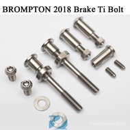 Bicycle bolt for Brompton 2018 2019 2020 2021 2022 Brake Titanium Bolt Titanium Alloy Full Set Screws Nuts BGZY