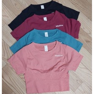 Ms women's yoga gym crop top