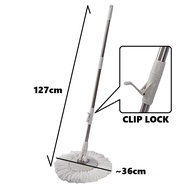 DIGILIFE Stainless Steel EASY Spin Mop Handle w/ MicroFibre Mop Cloth Spare Parts / Accessories / Re