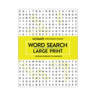 Ultimate Word Search Activity Book (Large Fonts) To Solve 80+ Puzzles For Kids & Adults