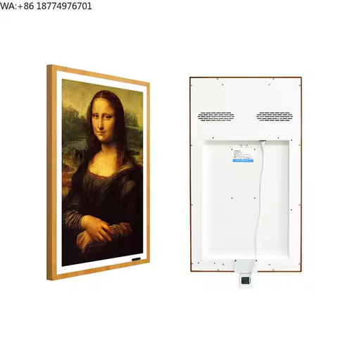 New Android Wifi Thin Wall Mount Display Kiosk Digital Art Frame Nft 43 Inch Digital Photo Frame Mov