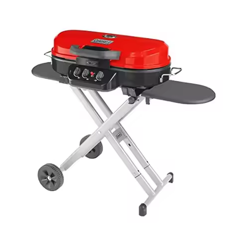 Portable Propane Gas Grill with 3 Adjustable Burners 20,000 BTUs 285 sq.in. Cooking Area Instastart 