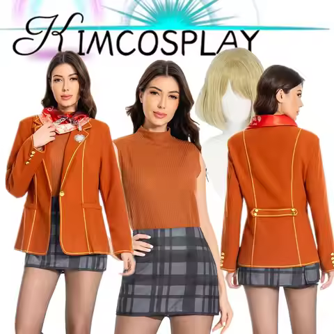 Ashley Graham Cosplay Uniform Jacket Costume Fantasia Skirt Coat Biohazard Fantasy Wig Outfits Hallo