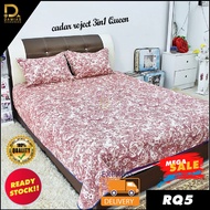 Cadar Nurul Ain Patchwork Reject Kilang 3 in 1 Harga Borong Pelbagai Design Menarik Tahan Lama