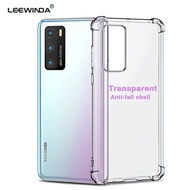 LEEWINDA For Huawei Y5 2018 Y5Lite Y5Prime Y6 2019 Y6Pro Y6S 2020 P40 Pro P40Lite Phone Case, Transparent Shockproof Silicone Protection back cover