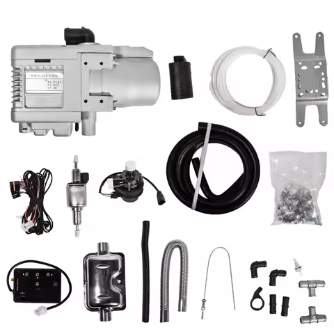 SAT 12V5KW gasoline/diesel Dual Mode air heater Water heater with remote control LCD switch diesel g