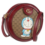 GUCCI Micro GG Supreme Doraemon 聯名手袋 PVC 米色 625216 正品 133618
