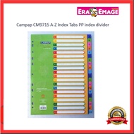 【Campap 】CM9715 A-Z Index Tabs PP index divider