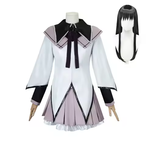 Puella Magi Madoka Magica Akemi Homura Cosplay Costumes Carnival Uniform Costumes Anime Halloween Dr