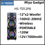 HANSUO portable speaker HS-TD12P8 Pro speaker subwoofer sound equipment horn