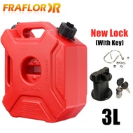 3L Fuel Tanks With Key Plastic Petrol Cans Car Jerry Can Motorcycle Jerrycan Gas Can Gasoline Oil Co