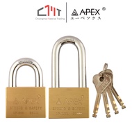 APEX Brass Key Size 40mm.-50mm.-60mm. No.AP-B40/AP-B50/AP-B60/AP-B40L/AP-B50L