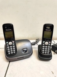 國際牌《PANASONIC》台灣松下 雙手機無線電話機KX-TG6512/KXTG6512 二手狀況良好