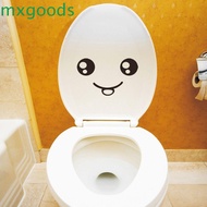 MXGOODS Smile Face Toilet Stickers DIY Personalized Furniture Decoration Wall Decals Fridge Washing|Bathroom Car Sticker for Car Side Mirror Rearview Funny Home Decoration