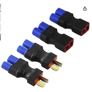 2pcs EC3 Male to T-Plug Female Connector Adapter and 2pcs EC3 Female to T-Plug Male Connector Adapte