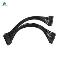 Dual PSU Power Supply 24-Pin ATX Motherboard Splitter Cable,24Pin(20+4) for ATX Motherboard Extensio