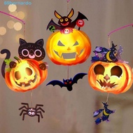 BERNARDO Halloween Pumpkin Lantern, With Handle Glowing Halloween Lantern DIY, Children Toys Ghost L