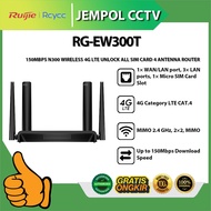 RUIJIE REYEE RG-EW300T 150MBPS N300 WIRELESS 4G LTE UNLOCK ALL SIM CARD 4 ANTENNA ROUTER