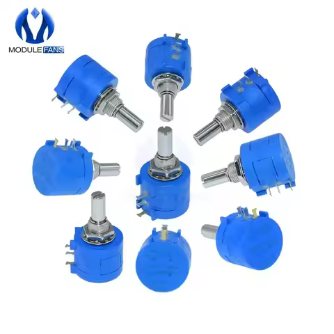 3590S-2-103L 3590S 500R 1K 2K 5K 10K 20K 50K 100K Ohm Precision Multiturn Potentiometer 10-Turns Rot