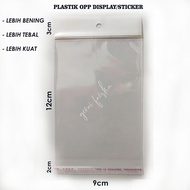 OPP PLASTIC DISPLAY/ STICKER 9x12~10x12