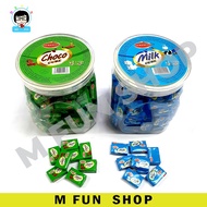 ♥️READY STOCK♥️ Hepin Brand Alfresco Chocolate Cube / Milk Cube (120pcs) in Jar