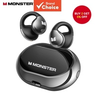 Monster AC600 Earphones Bluetooth 5.4 Wireless Earbuds With HiFi Stereo Clip-On With ENC Clear Call 