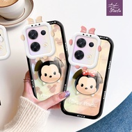 Minnie Head With Cartoon Pictures Of Balloons With Odd Shape ph Casing for for OPPO Reno 8/Z/LIFE 7Z/LIFE 6LIFE 5/F 4F/LIFE F11 F17 Pro F19/S F21 Pro 4G/5G soft case Cute Girl Cute Mobile Phone Plastic