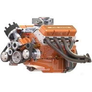 Mini V8 Engine Model Kit that Runs, 1/6 Scale Water-Cooled OHV 4-Stroke V8 Engine, Build Your Own V8