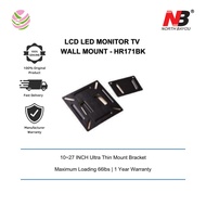 North Bayou LCD LED Monitor TV Wall Mount for Flat Panel Screen Maximum 66lbs 10~27" Ultra Thin Moun