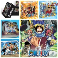 CLEOES One Piece Collection Cards, Anime One Piece Trading Game TCG Booster Box Game Cards, TCG Luffy Sanji Nami Rare One Piece Booster Pack Children Game