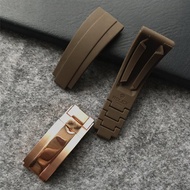 Substitute rolex Strap Rubber rolex Green Black Water Ghost Daytona Silicone Hand Fine-Tuning Strap