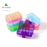 St.kunkka Plastic Transparent Storage Box Beads Jewelry Container