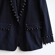 【蛋植物古著】DKNY珠飾古著西裝外套