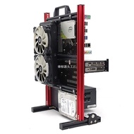 diy All-Aluminum Vertical Rack Chassis Water-Cooled Transparent Chassis DIY Creative Style Computer 