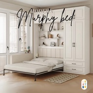 (Free Installation) Murphy Foldable Hydraulic Storage Bed/bed frame/ Foldable Bed Frame/Furniture
