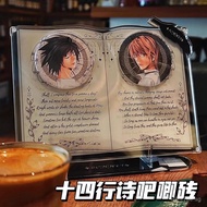 The Fourteen-Verse Poem 2D Merchandise Acrylic Badge Holder, Decorative Badge Storage Stand, Desktop