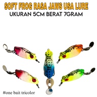 SOFT FROG JAWS USA LURE FLAVOR SIZE 5CM WEIGHT 7 GRAMS