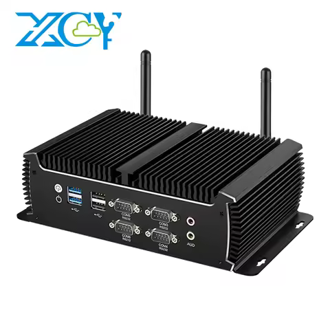 XCY X89 IPC Mini Industrial PC 4th -11th Gen Intel Core Processors 6x COM Ports 8xUSB 2xLAN HDMI VGA