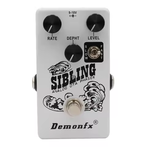 Demonfx SIBLING High Quality Guitar Effect Pedal ibling Analog OTA Phaser With True Bypass