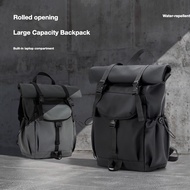 🎒Roll Top Expandable Backpack 17-23L Adjustable 16-Inch Laptop Compartment Waterproof Spine Support 